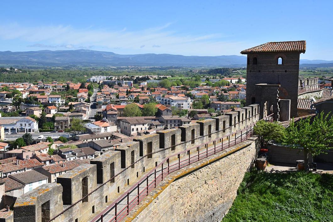 Tout Confort ! Calme, Climatisation, Parking Gratuit, Grande Terrasse, Ascenseur, Wifi Carcassonne Esterno foto