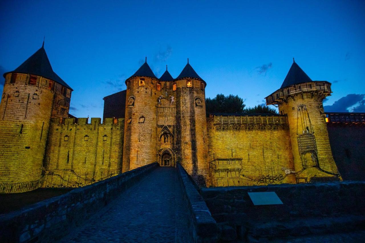 Tout Confort ! Calme, Climatisation, Parking Gratuit, Grande Terrasse, Ascenseur, Wifi Carcassonne Esterno foto