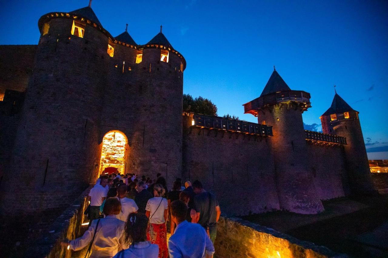 Tout Confort ! Calme, Climatisation, Parking Gratuit, Grande Terrasse, Ascenseur, Wifi Carcassonne Esterno foto