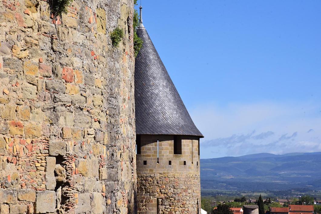 Tout Confort ! Calme, Climatisation, Parking Gratuit, Grande Terrasse, Ascenseur, Wifi Carcassonne Esterno foto
