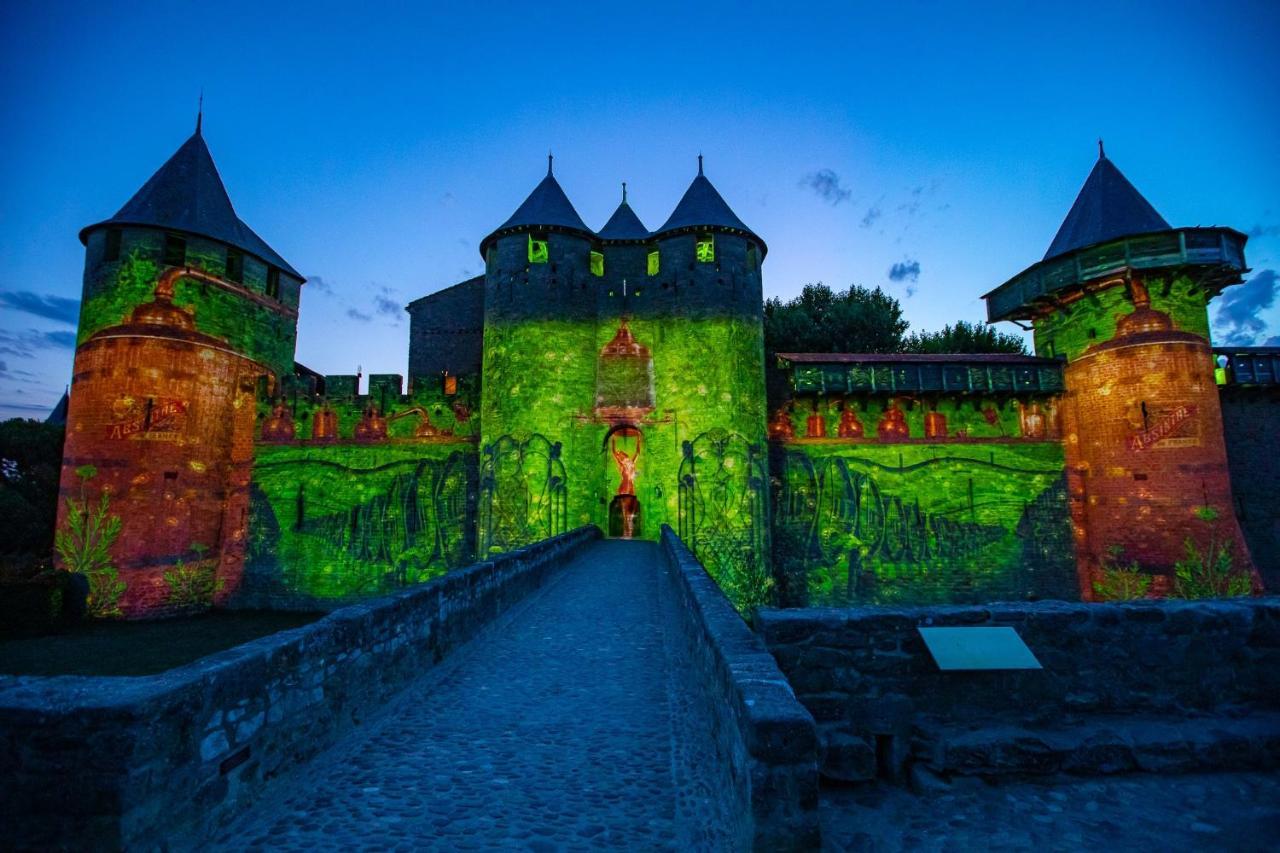 Tout Confort ! Calme, Climatisation, Parking Gratuit, Grande Terrasse, Ascenseur, Wifi Carcassonne Esterno foto