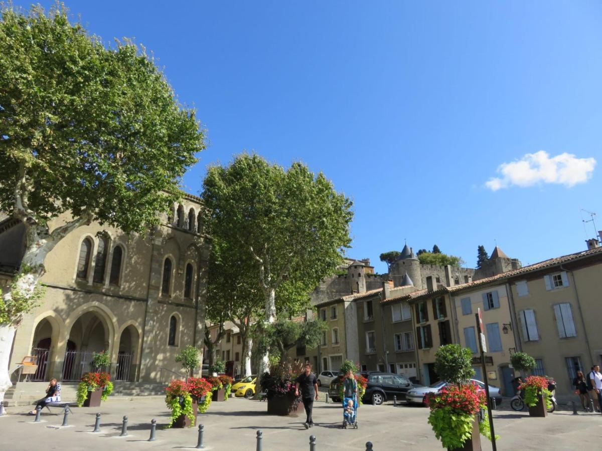 Tout Confort ! Calme, Climatisation, Parking Gratuit, Grande Terrasse, Ascenseur, Wifi Carcassonne Esterno foto